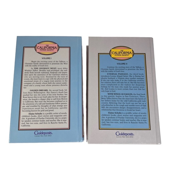 The California Pioneer Quartet 2 in 1 Books by Elaine Schulte - Picture 2 of 11